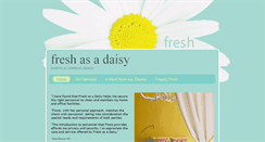 Desktop Screenshot of freshasadaisy.com.au